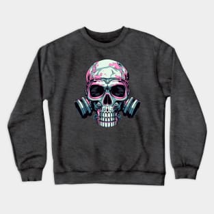 Comic art gas masked skull Crewneck Sweatshirt